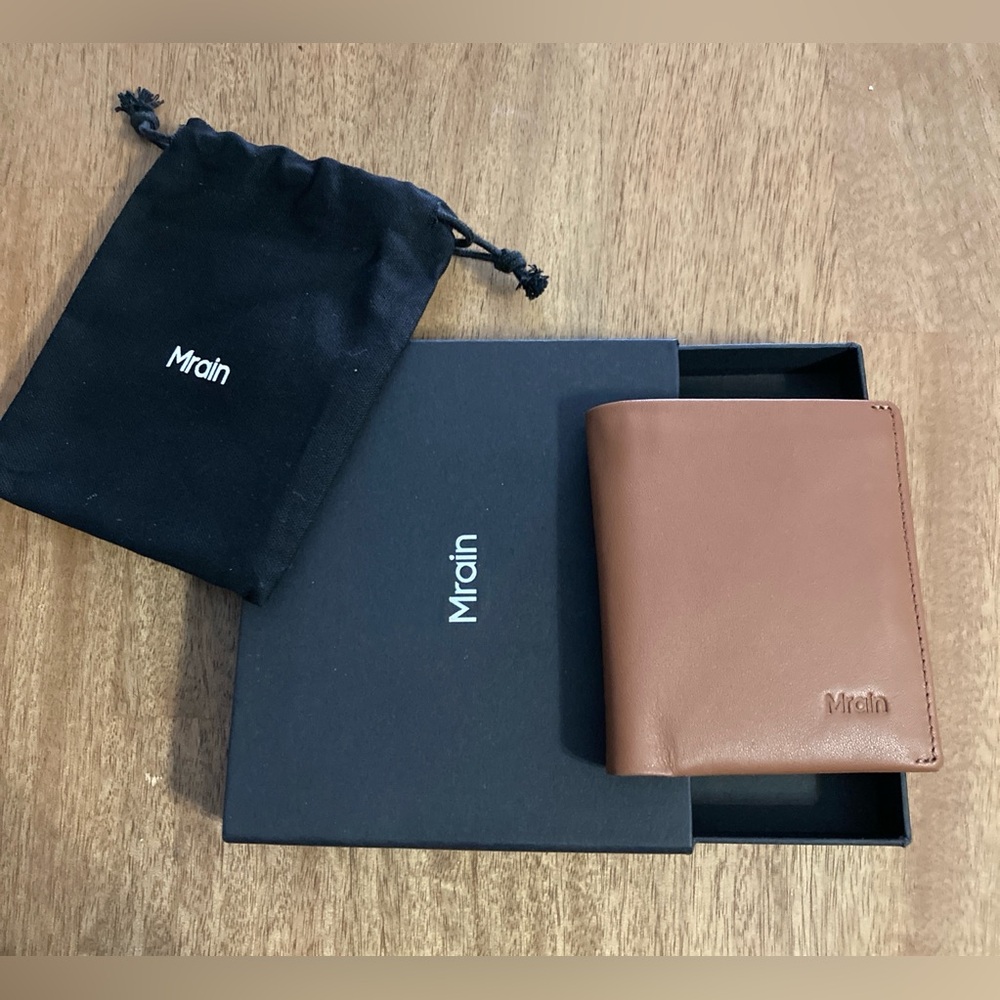 Brown Leather Key & Card Holder